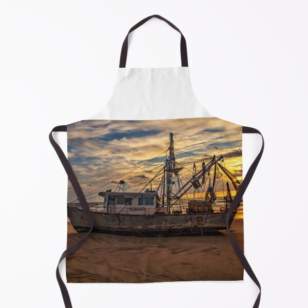 Item preview, Sunrise Beached Shrimp Boat designed and sold by VCBrandt.