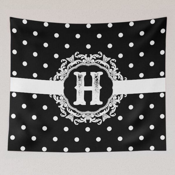 Item preview, Black Monogram: Letter H designed and sold by Jared Davies.