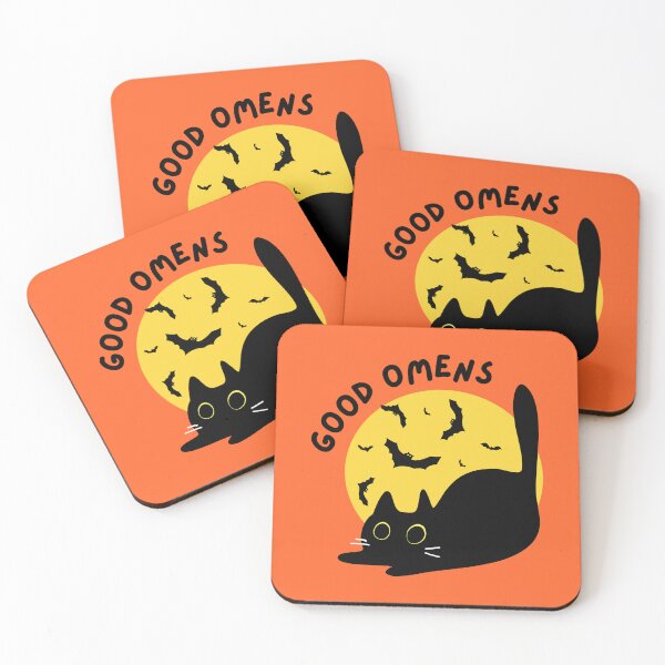 Item preview, Black Cats Are Good Omens (Orange Version) designed and sold by Samultaneous.
