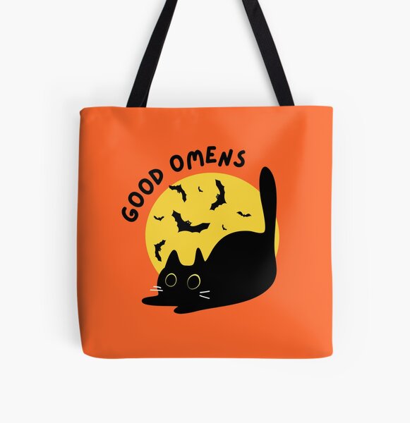 Good Omens Azraphale Book Shop Tote Bag Beach College Unversty