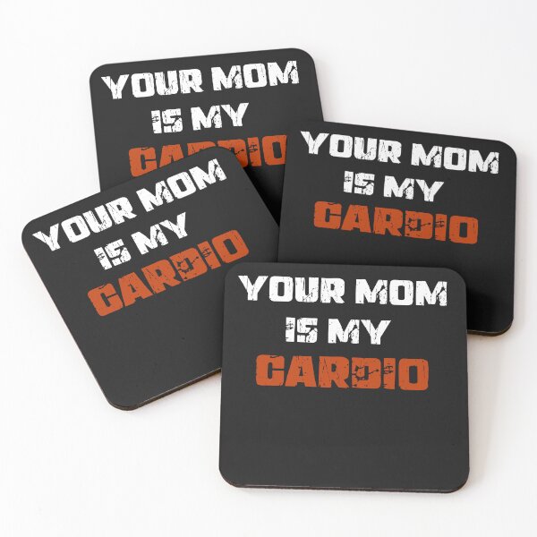 Item preview, funny dad husband,your mom is my cardio husband and wife t-shirt designed and sold by TownDesigns.