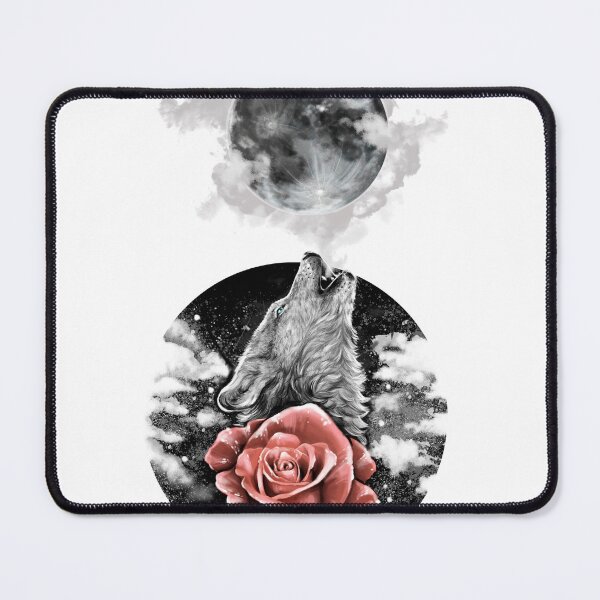Item preview, Wolf looks at the moon designed and sold by Gabysh12.