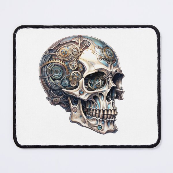 Item preview, Steampunk Skull with Clockwork Gears designed and sold by SchorlCraft.