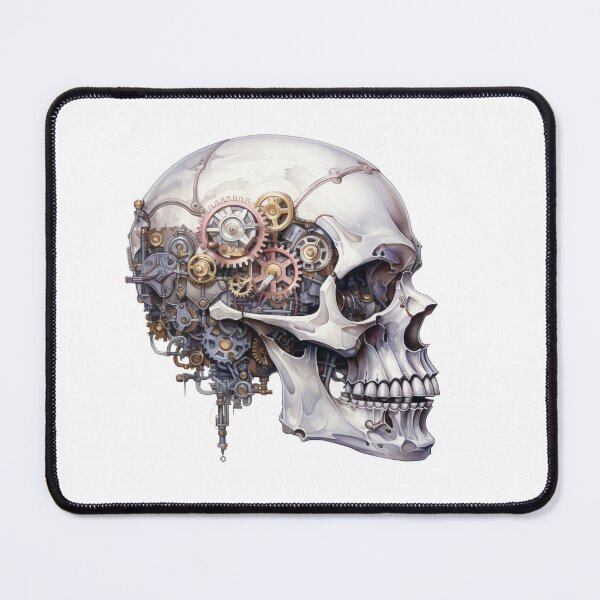 Item preview, Steampunk Skull with Clockwork Gears designed and sold by SchorlCraft.