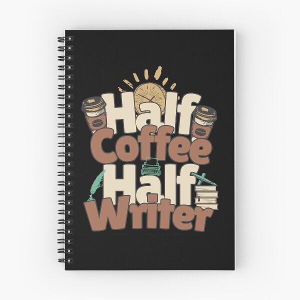 Item preview, Half-coffee, half-writer. Perfect writer gift. designed and sold by Zandalus.
