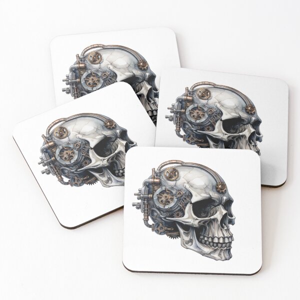 Item preview, Steampunk Skull with Clockwork Gears designed and sold by SchorlCraft.