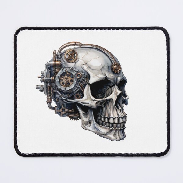 Item preview, Steampunk Skull with Clockwork Gears designed and sold by SchorlCraft.