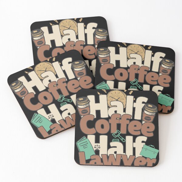 Item preview, Half-coffee, half-lawyer. Perfect lawyer gift. designed and sold by Zandalus.