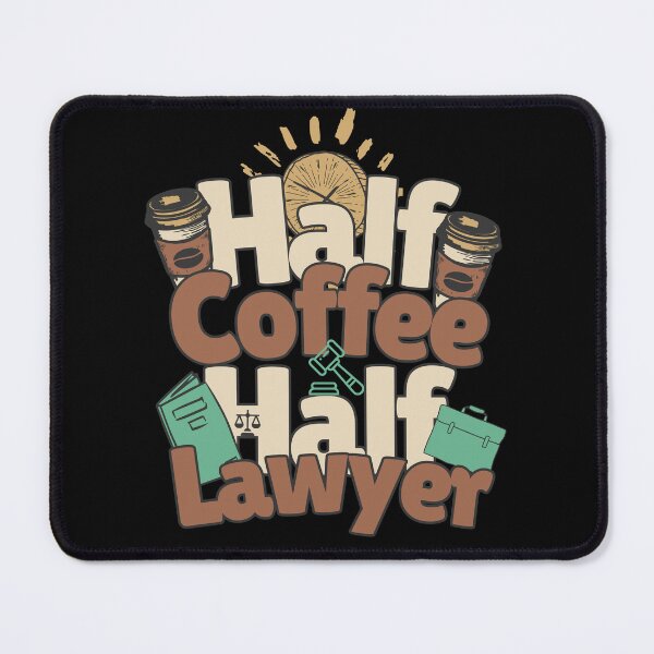 Item preview, Half-coffee, half-lawyer. Perfect lawyer gift. designed and sold by Zandalus.