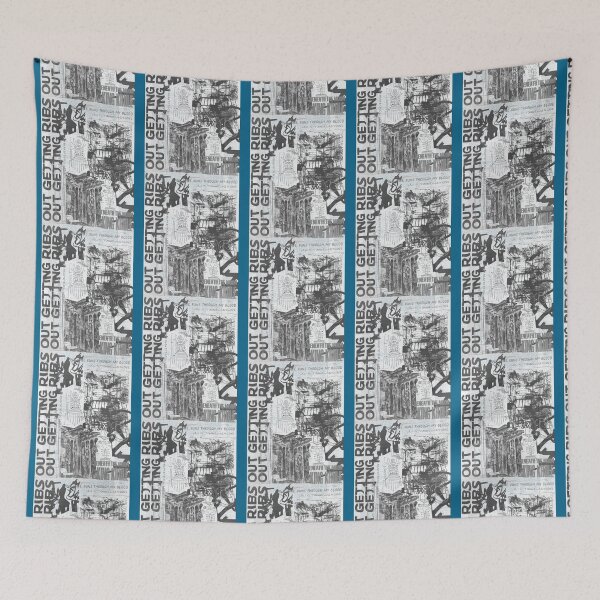 Item preview, Getting Ribs Krule Poster - White and Black Version designed and sold by OmaDevoreco.