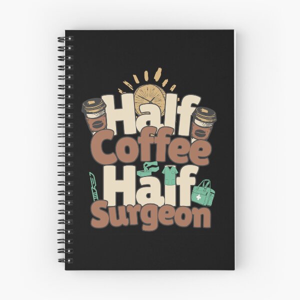 Item preview, Half-coffee, half-surgeon. Perfect surgeon gift. designed and sold by Zandalus.