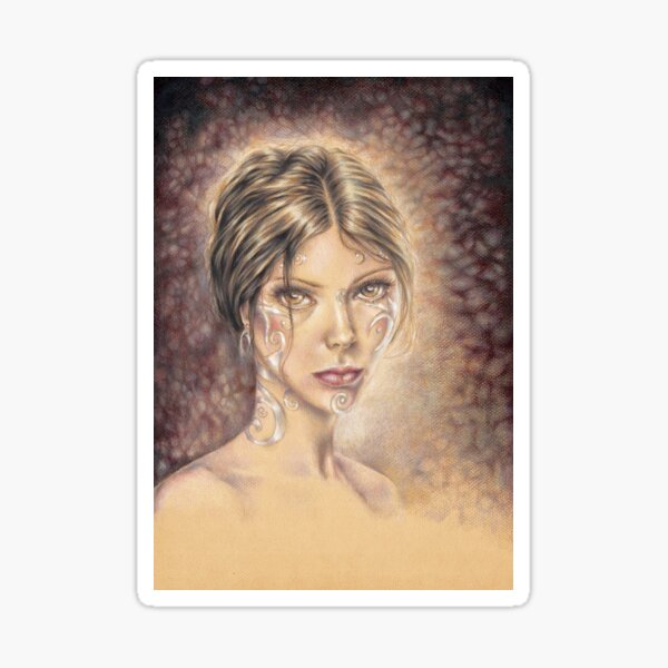 Made of Something Different Fantasy Art Portrait Sticker