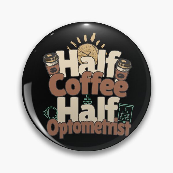 Item preview, Half-coffee, half-optometrist. Perfect optometrist gift. designed and sold by Zandalus.