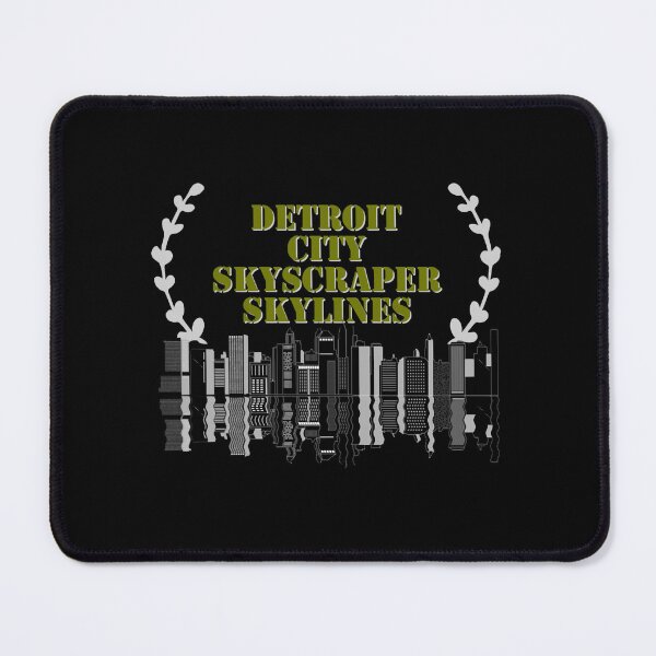 Item preview, Detroit City Skyscraper Skylines designed and sold by HUBERitC-oCYCN.