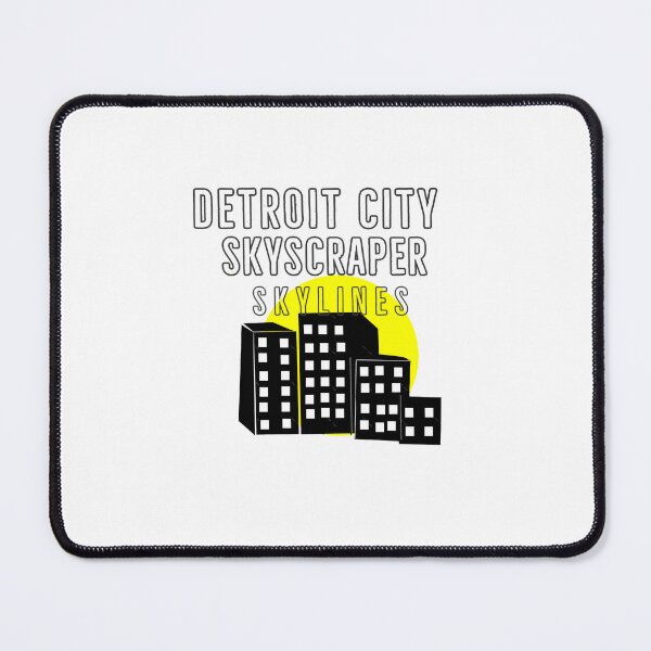 Item preview, Detroit City Skyscraper Skylines designed and sold by HUBERitC-oCYCN.