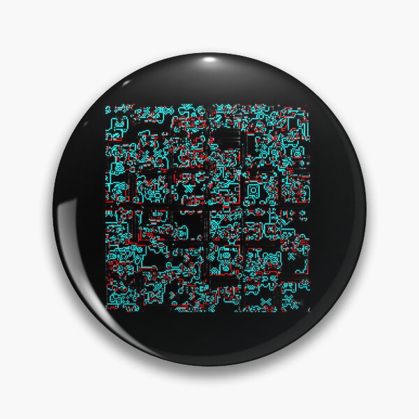 Item preview, Pixellated City Overhead designed and sold by HUBERitC-oCYCN.