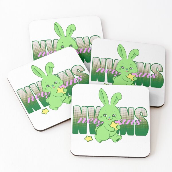 Item preview, GREEN NewJeans Logo & Tokki designed and sold by HappyTokki.