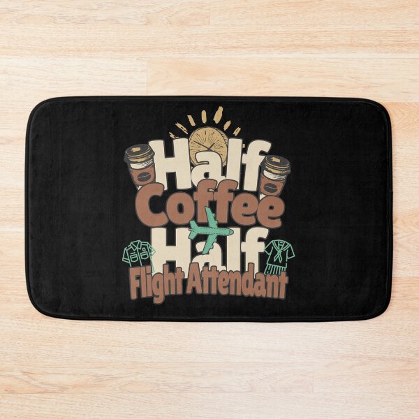 Item preview, Half-coffee, half-flight attendant. Perfect flight attendant gift. designed and sold by Zandalus.