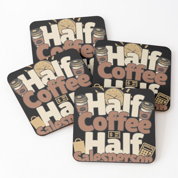 Item preview, Half-coffee, half-salesperson. Perfect salesperson gift. designed and sold by Zandalus.