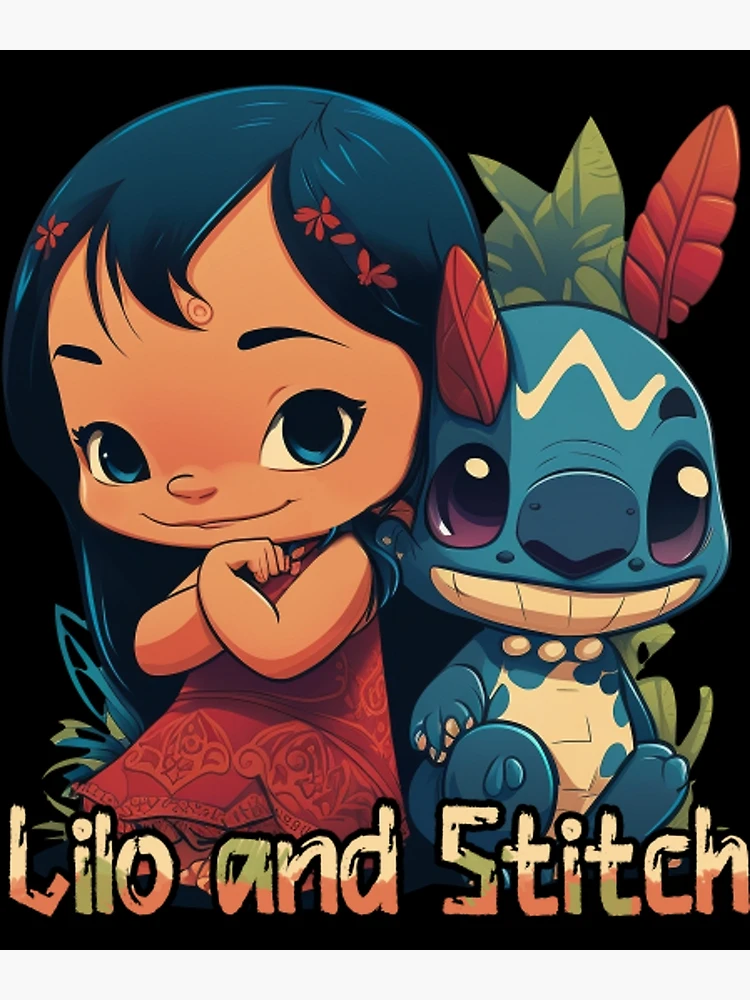 Lilo And Stitch Sticker for Sale by FreshFlowerShop