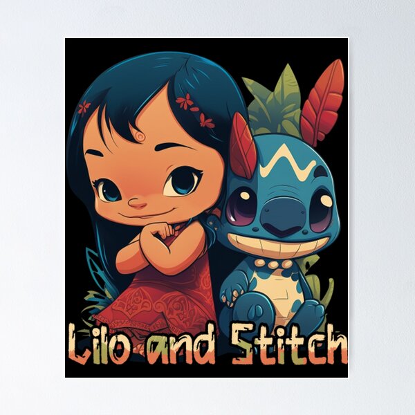 Lilo And Stitch Poster for Sale by FreshFlowerShop