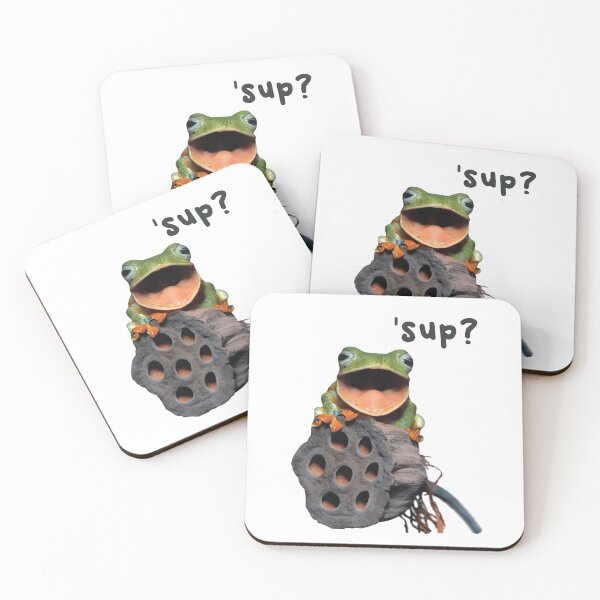 Item preview, Wassup Frog designed and sold by chillaxcats.