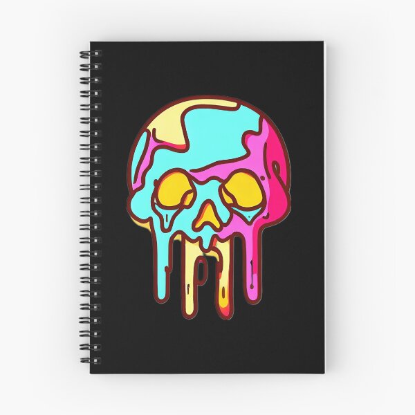 Item preview, Melting candy skull designed and sold by ColderDesignLab.