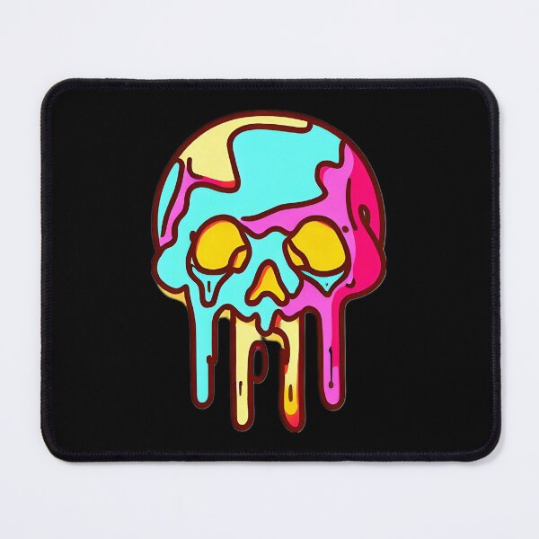 Item preview, Melting candy skull designed and sold by ColderDesignLab.