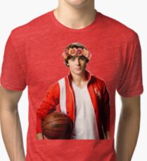 Zac Efron Flower Crown Tri-blend T-Shirt
