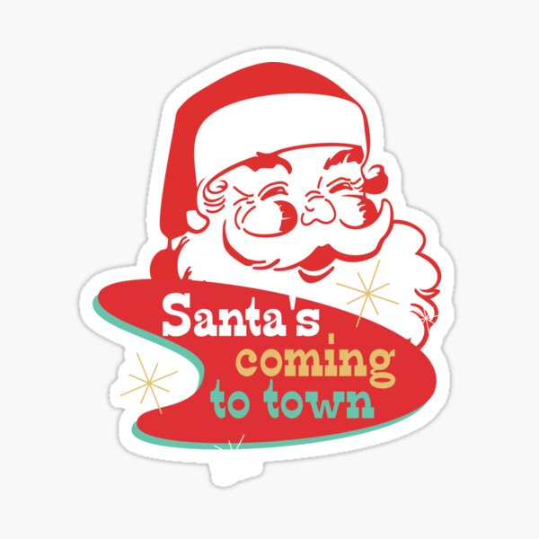 ✨Cool✨ Santa Claus is coming to town! FREE santa stickers will