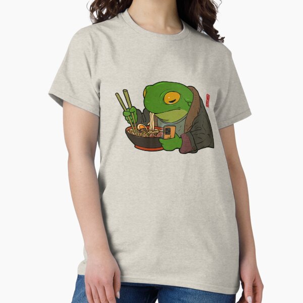 Item preview, Ramen Lover Frog designed and sold by DingHuArt.