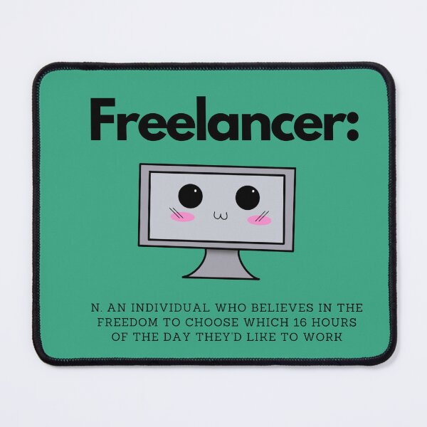 Item preview, Freelancer : a definition (Green) designed and sold by Bizzybeebolly.