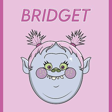 Trolls Movie Bridget Sticker Bumper Decal - ''SIZES