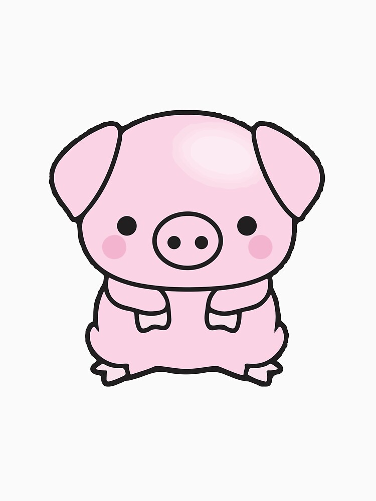 “Pig Sticker” T-shirt by lglynn | Redbubble