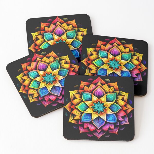 Item preview, Rainbow Universe Pattern Mandala 7 designed and sold by Altiel.