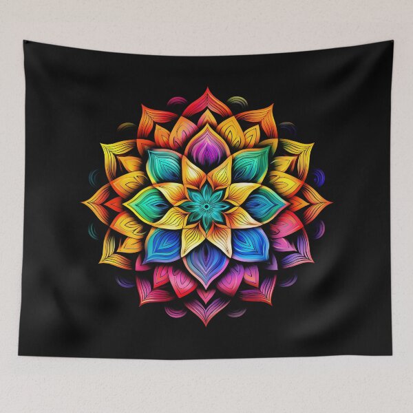 Item preview, Rainbow Universe Pattern Mandala 7 designed and sold by Altiel.