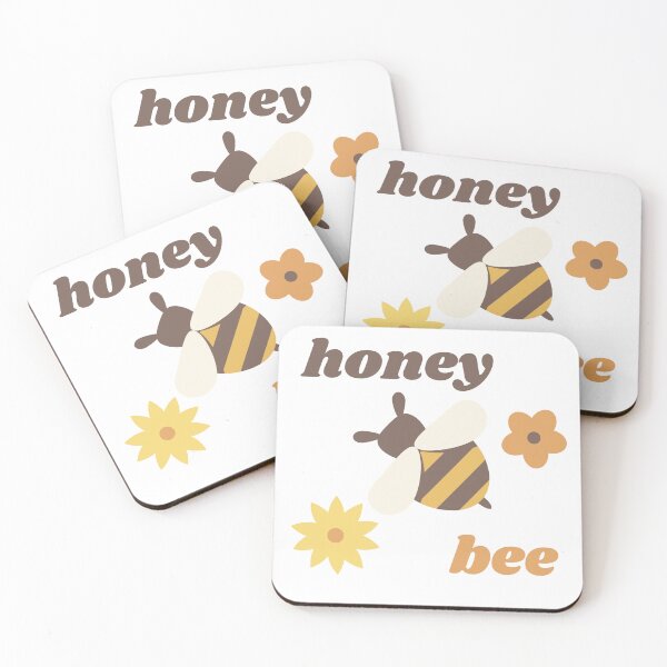 Item preview, Beautiful honey bee and some flowers minimalist image designed and sold by CleanDecor.