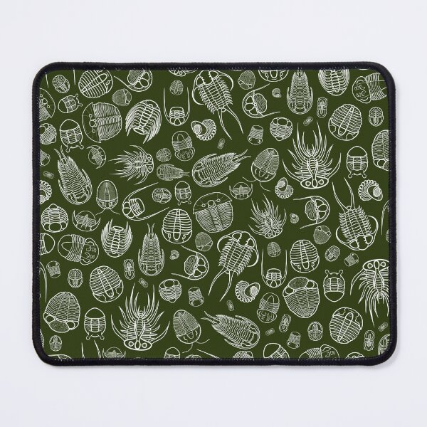 Item preview, Trilobite Pattern (square, white & green) designed and sold by EmiliaMoscovich.