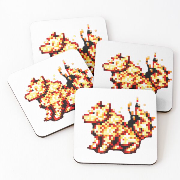 Item preview, Sparky the fire wolf designed and sold by ColderDesignLab.