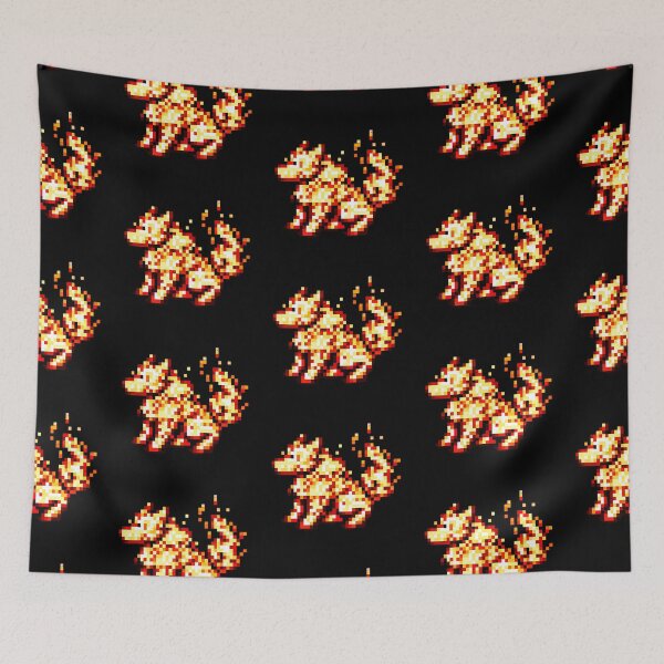 Item preview, Sparky the fire wolf designed and sold by ColderDesignLab.