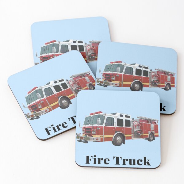 Item preview, Play Room Fire Truck Education Art designed and sold by Yellowriversss.