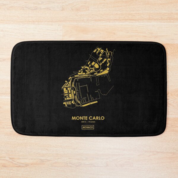 Item preview, Monte Carlo - Monaco Track Map GOLD designed and sold by CHOL-eBuCKMAN.