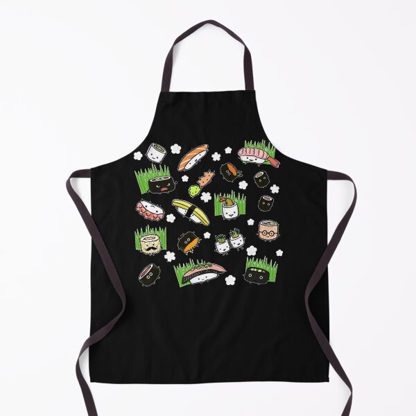 Artikelvorschau, Cute Sushi Characters Pattern entworfen und verkauft von LeopoldReichel.
