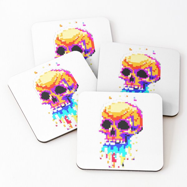 Item preview, Rainbow barfing skull designed and sold by ColderDesignLab.