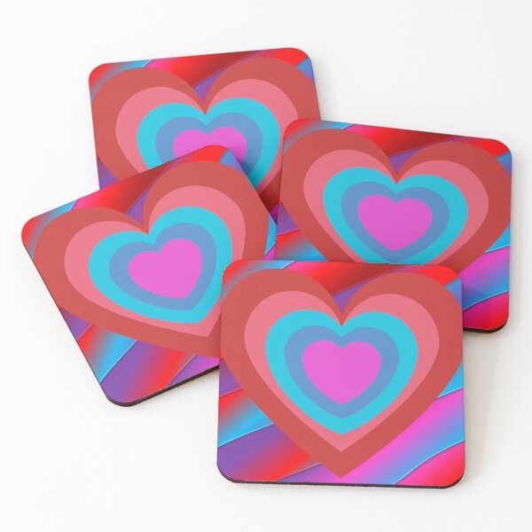 Item preview, Graphic design colorful heart print designed and sold by dcrc.