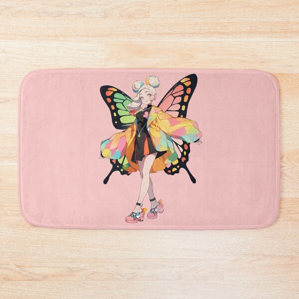 Item preview, Anime Butterfly Girl in Mini Skirt & Technicolour Jacket designed and sold by sμ (smew).