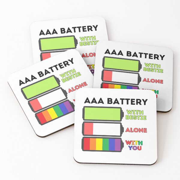 Item preview, AAA Battery Energy LGBTQ  designed and sold by AmeliArtwork.