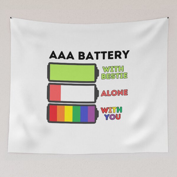 Item preview, AAA Battery Energy LGBTQ  designed and sold by AmeliArtwork.