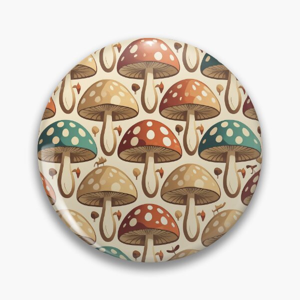 Item preview, Retro Mushroom Madness designed and sold by SoftLivingCore.
