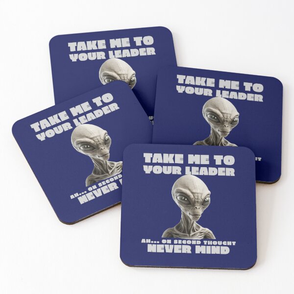 Item preview, Funny Political UFO Alien designed and sold by BubbaCool.